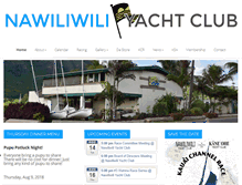 Tablet Screenshot of nawiliwiliyachtclub.org